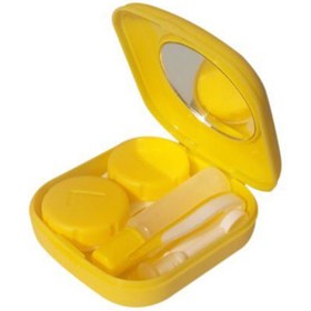 Resim Jewval Lens Kabı 4 Parça Set Aynalı Kontakt Lens Kutusu Kontact Lens Kutusu Cımbız Sıolüsyon Şişesi 