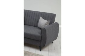 Resim Minarmobilya Alkon Ikili Koltuk-Koyu Gri 100 