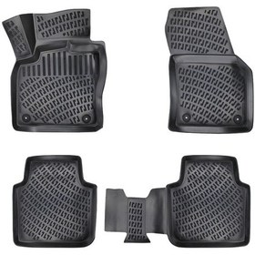 Resim Seat Tarraco 3D Paspas Havuzlu 2018 Sonrası Siyah Friemats N11.8606 