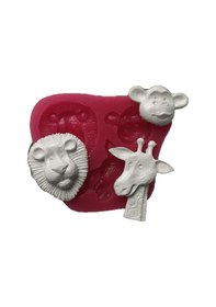 Resim Silikon Kalıp Safari Hayvanlar 