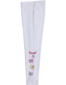 Resim Civil Girls Beautiful Day Baskılı 2-5 Yaş Tayt - Beyaz - Beyaz / 3-4 Yaş 