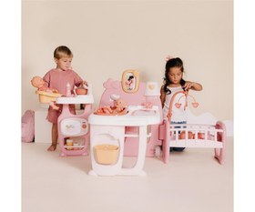 Resim Smoby Baby Nurse 3’ü 1 Arada Oyuncak Bebek Mega Oyun Seti 220394 