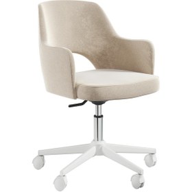 Resim Meltem Kids Fiona Genç Odası Amortisörlü Tekerlekli Çalışma Sandalyesi (krem (2008)) 