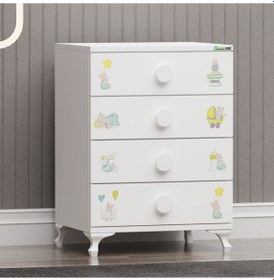 Resim Yıldız 3 Kapaklı Dolap Ve Şifonyer- Ayıcık 