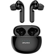 Resim Rogfer Awei T15 Tws Bluetooth V5.0 Ture Kablosuz Spor Kulaklık Ve Şarj Kutusu Siyah - Black 