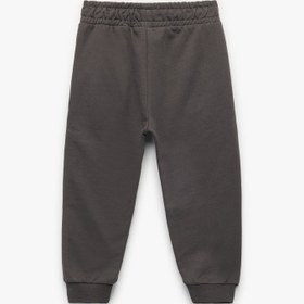 Resim Erkek Bebek Beli Lastikli Cepli Pamuklu Şardonlu Jogger Eşofman Altı 