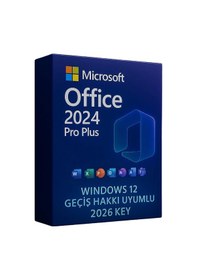 Resim Windows 11 Pro + Office 2026/2024 Pro Plus Key Windows 12 Geçiş Hakkı Uyumlu Lisans İle G 
