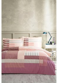 Resim Moderno Çift Kişilik Nevresim Takımı Renkli 