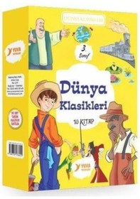 Resim 3.Sınıf Dünya Klasikleri 10 Kitap Set - Yuva 