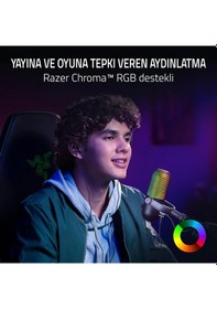 Resim Razer Seiren V3 Chroma - Dokunarak Sessize Alma Özellikli Rgb Usb 