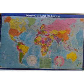 Resim Dünya Siyasi Haritası 70X100 