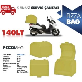 Resim Stuning Motosiklet Pizza Taşıma Çantası 140 Litre Sarı 