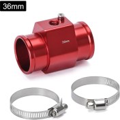 Resim Xiyu Shop Kırmızı 36MM Stil 1 Adet Su Sıcaklığı Sıcaklığı Ortak Boru Sensörü Göstergesi Radyatör Hortumu Adaptörü Boyutu (Yurt Dışından) 