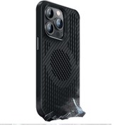 Resim Apple iPhone 14 Pro Max Kılıf Benks Karbon Magnetik Soğutucu Özellikli Telefon Kılıfı 