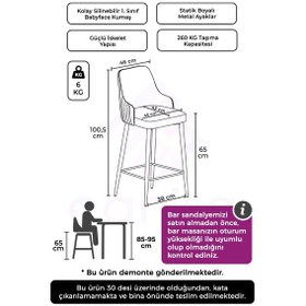Resim Canisa Tera Serisi 6 Pembe Sandalye 65 Cm Ada Mutfak Bar Sandalyesi Babyface Kumaş Siyah Metal Ayaklı Sandalye Pembe Ayaklar Siyah 