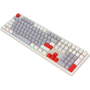 Resim Cbtx Hxsj V300 108 Tuşlu Rgb Kablolu Mekanik Oyuncu Klavyesi 