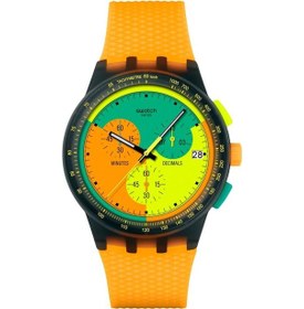 Resim Susb422 Swatch Neon Signal Flag Erkek Kol Saati Çok Renkli 