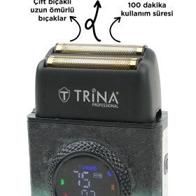 Resim Trina Professional Tıraş Makinesi Turkuaz TRNSKLKS0023TR 