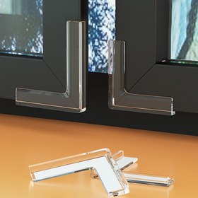 Resim 4/8 adet Şeffaf PVC Köşe Koruyucular - Pencereler, Kapılar, Kahve Masaları, TV Sehpaları & Masaüstüler için Sağ Açı Güvenlik Koruması - Evcil Hayvanlara Karşı Dayanıklı, Çarpışma Korumalı, Cilalı Yüzey, Mobilya Köşe Koruyucuları, Pencere Gardiyanı, Şık Tasarım 
