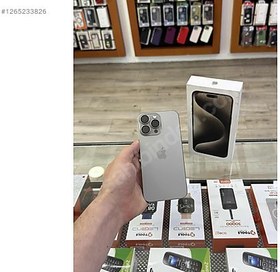 Resim Apple iPhone 15 Pro Max İkinci El TR | 256 GB | Natürel Titanyum 