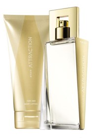 Resim Avon Attraction Kadın Parfüm Ve Vücut Losyonu Hediye Paketi 