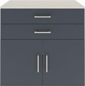 Resim Hyperion Şifonyer 2 Raflı 2 Çekmeceli 2 Kapaklı 88x44x96 Aytaşı-antrasit Aytası 