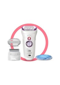 Resim Braun Silk-Epil 9 9710 SensoSmart Islak Kuru 4 Ek Parçalı Epilatör 