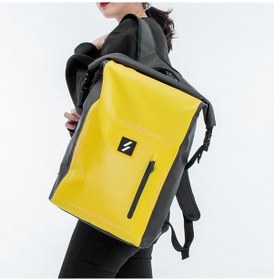 Resim Ebitda 25l Su Geçirmez Pvc Sırt Çantası - Bisiklet Kamp Sporları İçin Dayanıklı Kuru Çanta Çok Renkli 