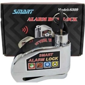 Resim Alarmlı Motosiklet Disk Kiliti Çelik Çok Renkli 