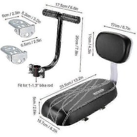 Resim Sırtlıklı, Tutamaklı Ve Ayaklıklı Arka Çocuk Güvenlik Koltuğu - Ce Sertifikalı 2-12 Yaş Arası Çocuklar İçin 3 Parça 
