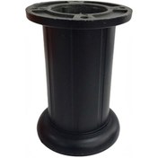 Resim Safir Plastik Ayak Mobilya Koltuk Ayağı Siyah 10 cm 