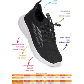 Resim Kiko Kids Dunca Fileli Faylon Taban Erkek Çocuk Spor Ayakkabı 