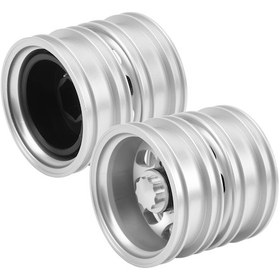 Resim Wezone Tamiya 1/14 Traktör Kamyonları İçin Alüminyum 10 Delik Arka Tekerlek Jantı - Dayanıklı, Soğutma Gücü Yüksek, Kontrol Performansını Artırır 