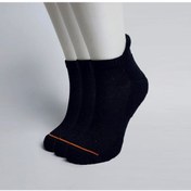 Resim GOME SOCKS 3'lü Yarım Havlu Siyah Renk Yürüyüş, Koşu, Spor, Comfort Çorabı 