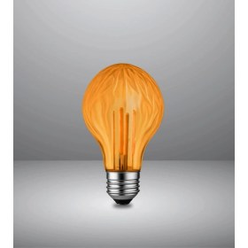 Resim Mini Tasarım E27 Rustik Ampul Vintage Amber (Kırılmaz Plastik Gövde) 