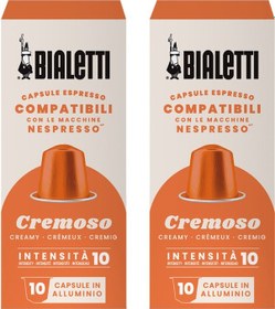 Resim Bialetti Nespresso Uyumlu Kapsül Kahve Cremoso 20 Adet Kapsül Kahve 