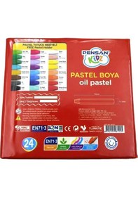 Resim Kidz 24 Renk Çantalı Pastel Boya Çok Renkli 