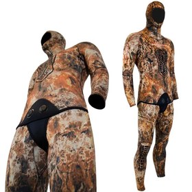 Resim Free-Sub 5mm Expert Brown Avcı Serbest Dalış Elbisesi - 2XL 