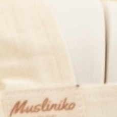 Resim Çift Katlı Muslin Emzirme Önlüğü - Krem Muslin 