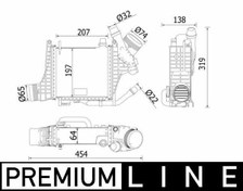 Resim MAHLE CI541000P | / Interkol Radyatörü 205 / 213 / 238 / 253 M264 