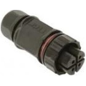 Resim Wpf-0400m25 Dişi Kablo Tip 4pin Ip68 Vidalı Konnektör Ttf 