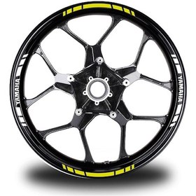 Resim Yamaha Yazılı Kısa Yazısız Kısa Dış Şerit 16'Lı Çift Renk Jant St 