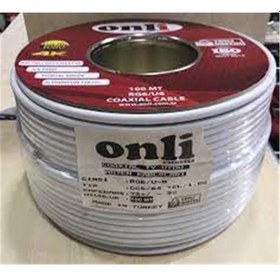 Resim Onli ON-8001 RG6-U6 96 Tel 1,02 CCS-AL 100 metre Anten Uydu Kablosu 