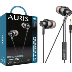 Resim Auris Kablodan Mikrofonlu 3.5mm Jack Girişli Kulak Içi Kablolu Kulaklık 