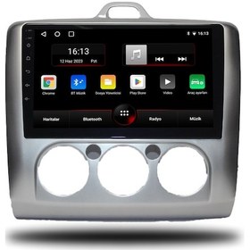 Resim Navico Ford Focus 2 Android Carplay Multimedya 2007-2011 Manuel Klima 4 GB Ram + 32 GB Hafıza + 4 Çekirdek 