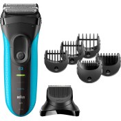Resim Braun Series 3 3010BT 3’Ü 1 Arada, Sakal Şekilendirici ve Tıraş Makinesi Islak & Kuru Tıraş/Tıraş Makinesi 