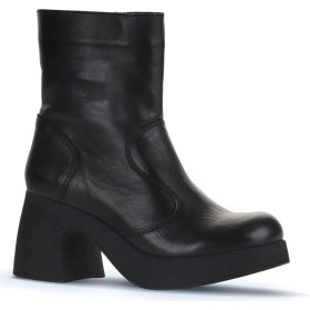 Resim Bueno Shoes Siyah Deri Kadın Topuklu Bot 01WZ7000 01WZ7000 