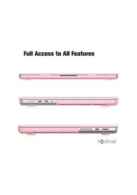 Resim Novstrap Apple Uyumlu MacBook Pro 14 İnç M3 A2992 A2918 İle Parlak Kılıf + Siyah Klavye Kılıfı +film 