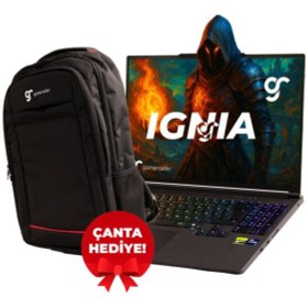 Resim Gameraider Ignia GR16 i9-14900HX16 GB 1 TB SSD 12 GB RTX5070Ti 16" Free Dos Dizüstü Bilgisayar 