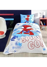 Resim Taç Lisanslı Spidey And Friends Tek Kişilik Pamuk Pike Takımı 000000001000047435 